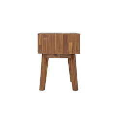 Gia 1 Drawer Nightstand in Warm Pecan - nightstand by LH Imports - Whats New Furniture Portland OR
