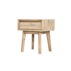 Gia 1 Drawer Nightstand in Light Driftwood - Whats New Furniture Portland