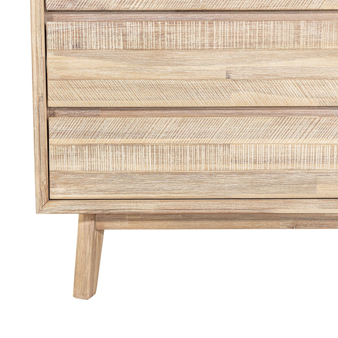 Gia 5 Drawer Chest in Light Driftwood - dresser by LH Imports - Whats New Furniture Portland OR