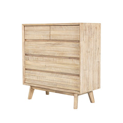 Gia 5 Drawer Chest in Light Driftwood - Whats New Furniture Portland