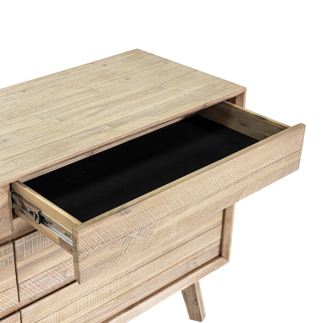 Gia 6 Drawer Dresser in Light Driftwood - dresser by LH Imports - Whats New Furniture Portland OR