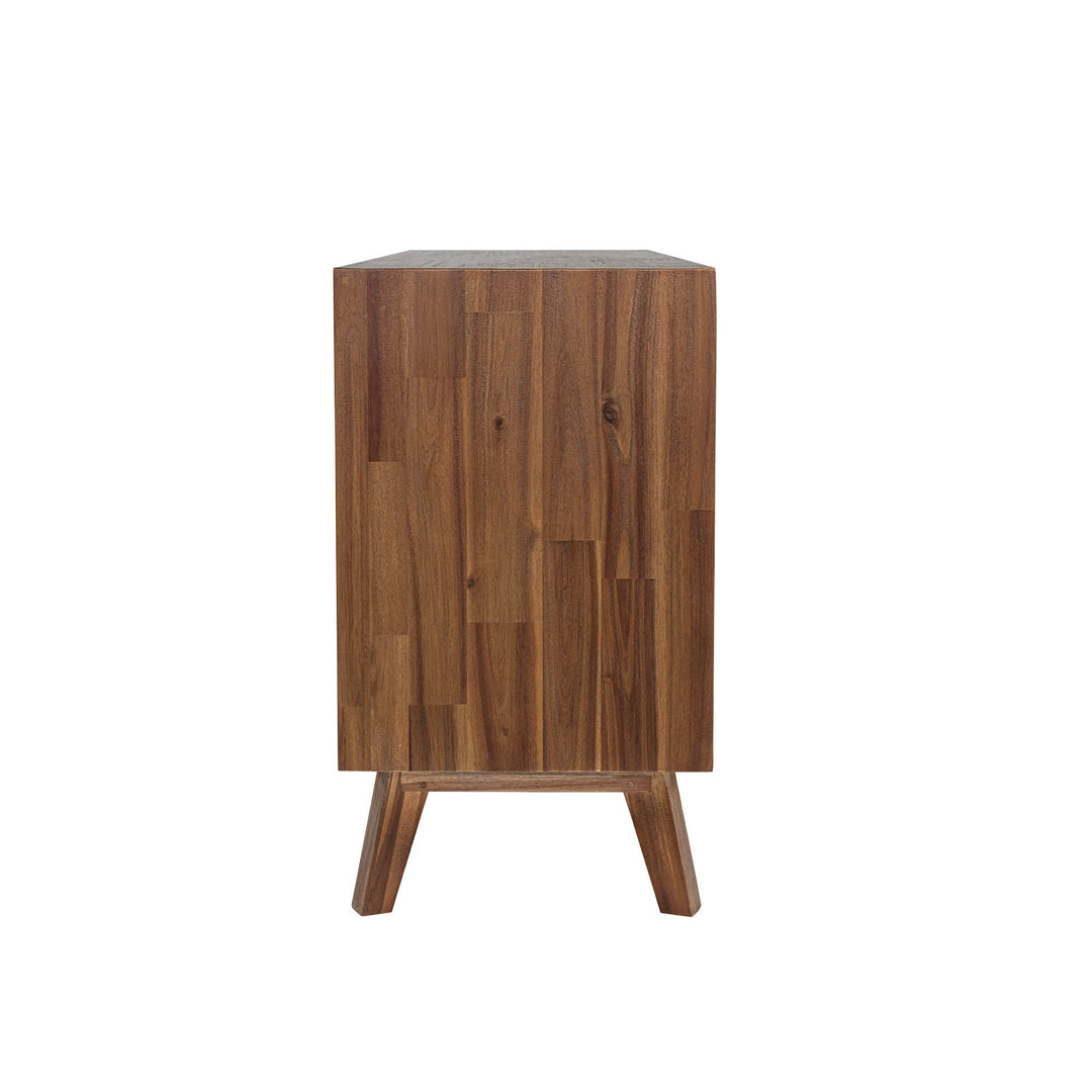 Gia 6 Drawer Dresser in Warm Pecan - dresser by LH Imports - Whats New Furniture Portland OR