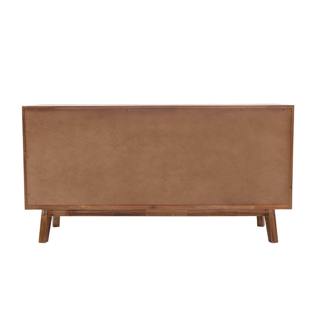 Gia 6 Drawer Dresser in Warm Pecan - dresser by LH Imports - Whats New Furniture Portland OR
