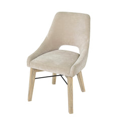 Gia Curved Dining Chair - dining chair by LH Imports - Whats New Furniture Portland OR