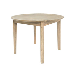 Gia Round Dining Table in Light Driftwood - dining table by LH Imports - Whats New Furniture Portland OR