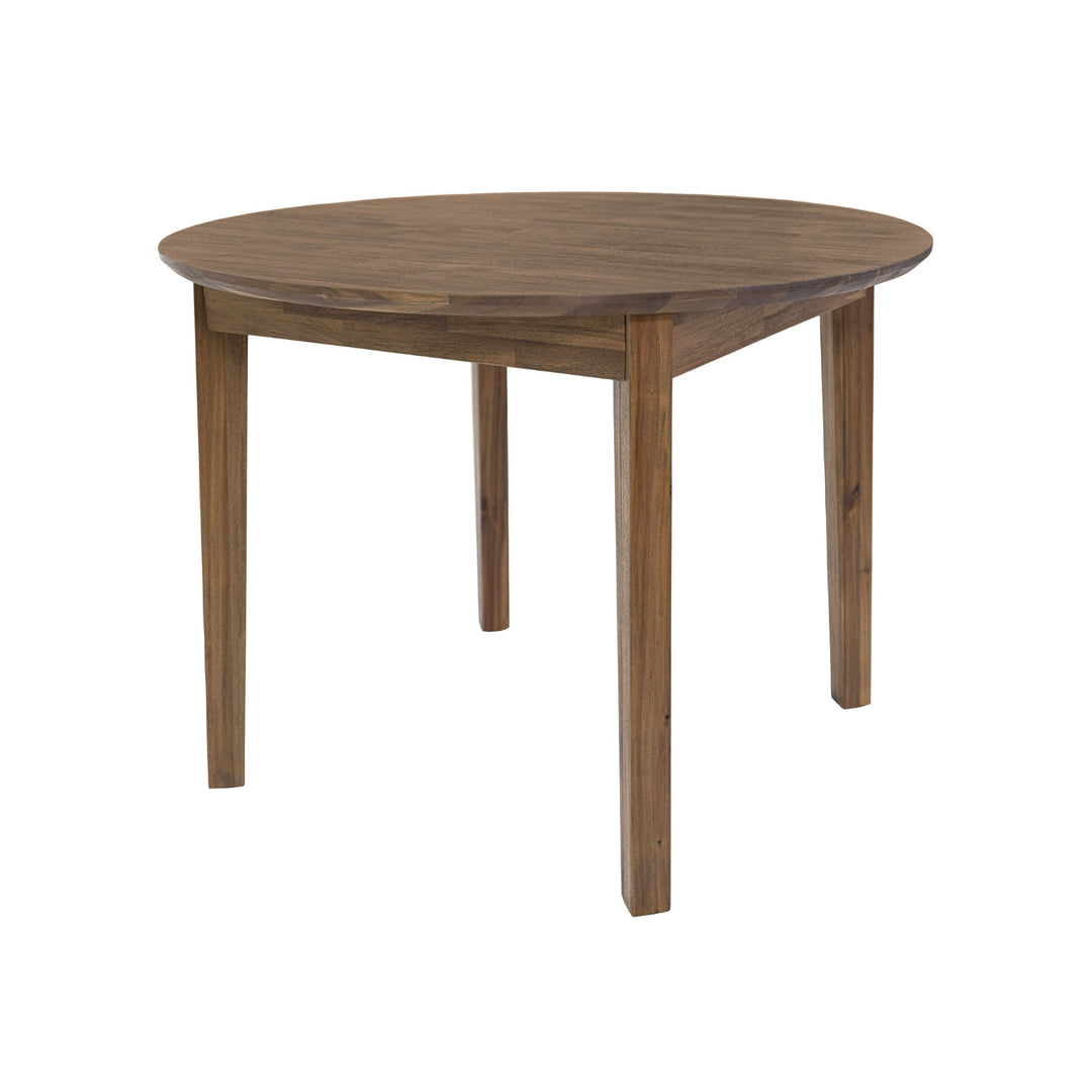 Gia Round Dining Table in Warm Pecan - dining table by LH Imports - Whats New Furniture Portland OR