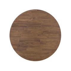 Gia Round Dining Table in Warm Pecan - dining table by LH Imports - Whats New Furniture Portland OR