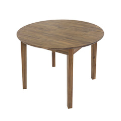 Gia Round Dining Table in Warm Pecan - dining table by LH Imports - Whats New Furniture Portland OR