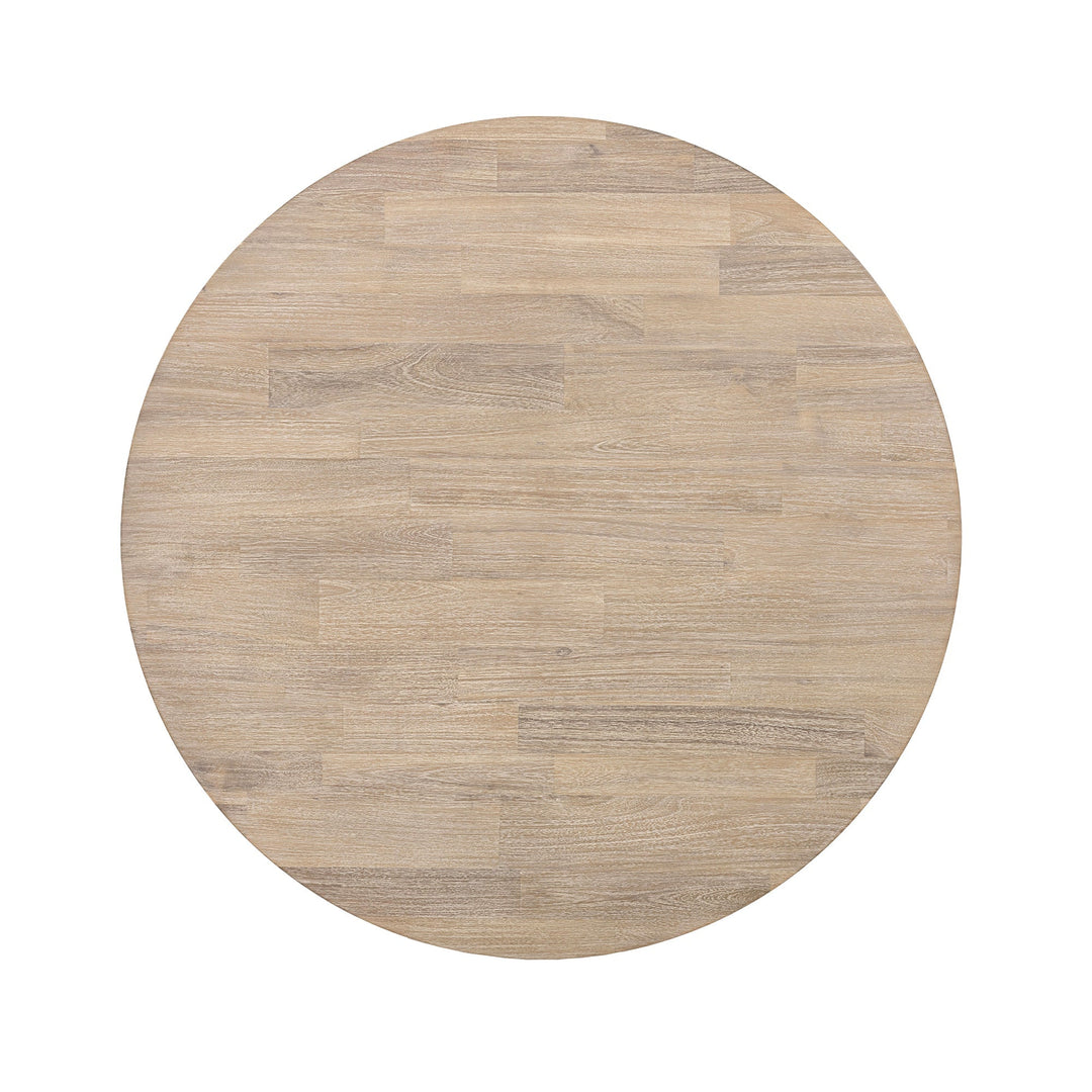 Gia Round Dining Table - Light Driftwood - Whats New Furniture Portland OR