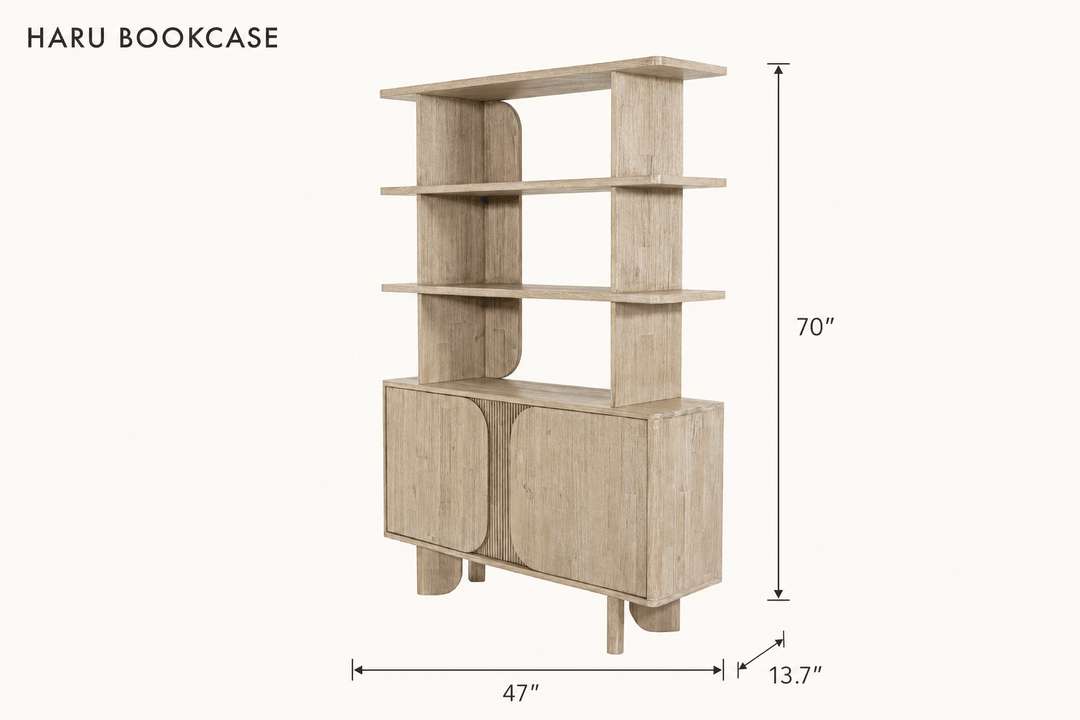 Haru Bookcase dimensions - What&