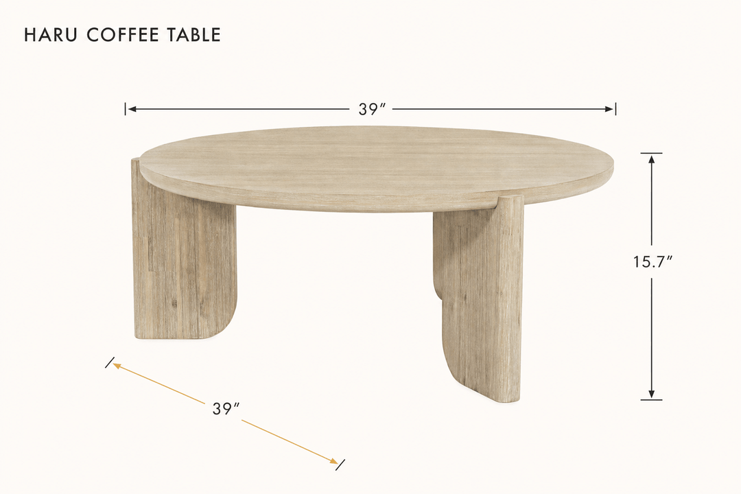 Haru Coffee Table dimensions - What&
