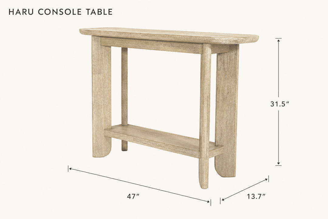 Haru Console Table dimensions - What&