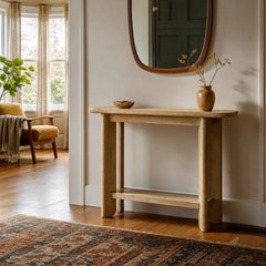 Haru Console Table styled in Portland St. Johns bungalow living room - Whats New Furniture