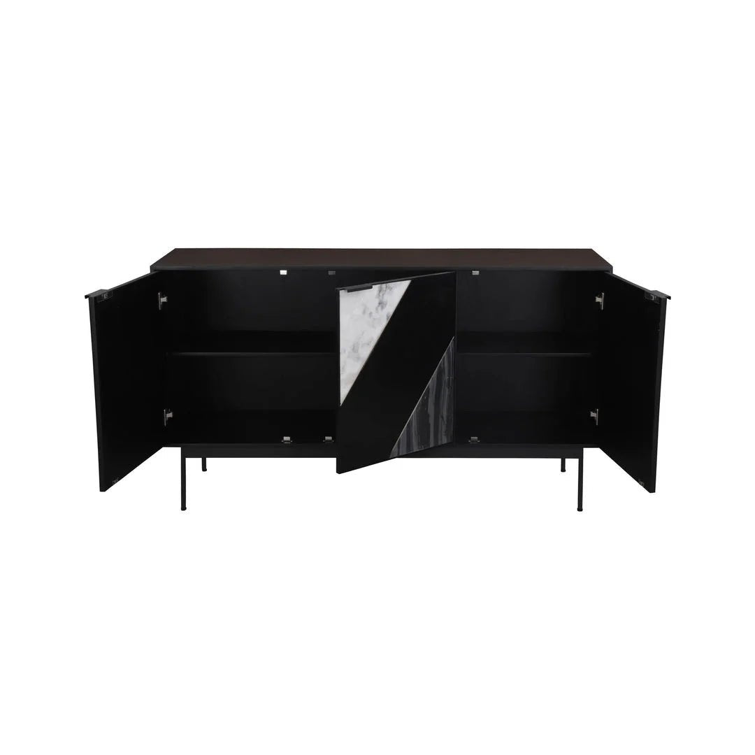 Hexa Black Fossil Sideboard - Whats New Furniture - Portland, Oregon