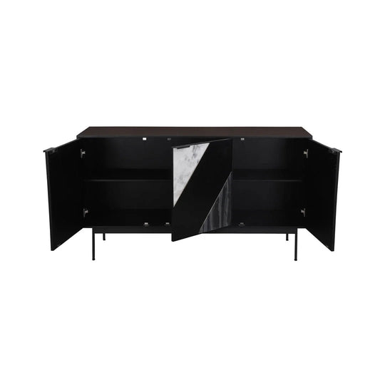 Hexa Black Fossil Sideboard - Whats New Furniture - Portland, Oregon