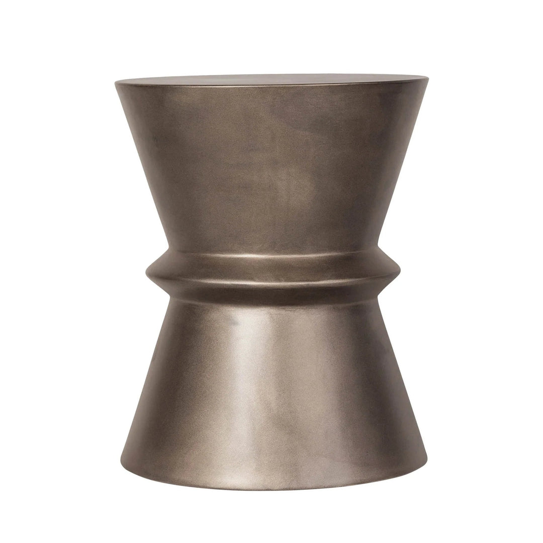 Hourglass Concrete Side Table - Whats New Furniture - Portland, Oregon