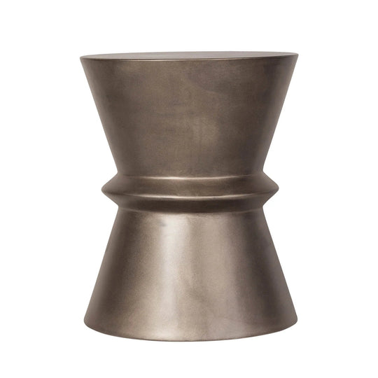 Hourglass Concrete Side Table - Whats New Furniture - Portland, Oregon