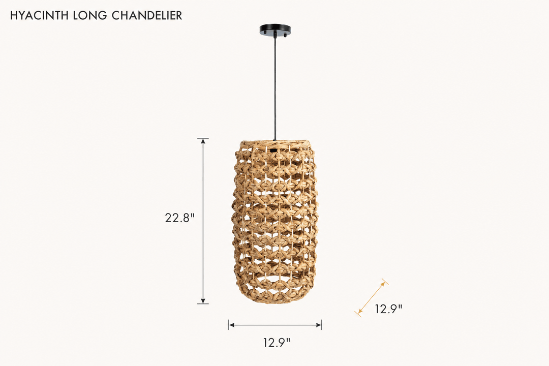 Hyacinth Long Chandelier dimensions - What&
