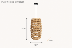Hyacinth Long Chandelier dimensions - What&