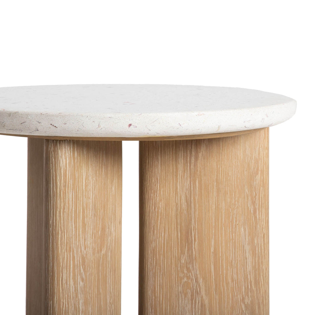 Infinity Side Table in Seashell - side table by LH Imports - Whats New Furniture Portland OR