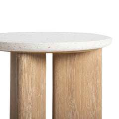 Infinity Side Table in Seashell - side table by LH Imports - Whats New Furniture Portland OR