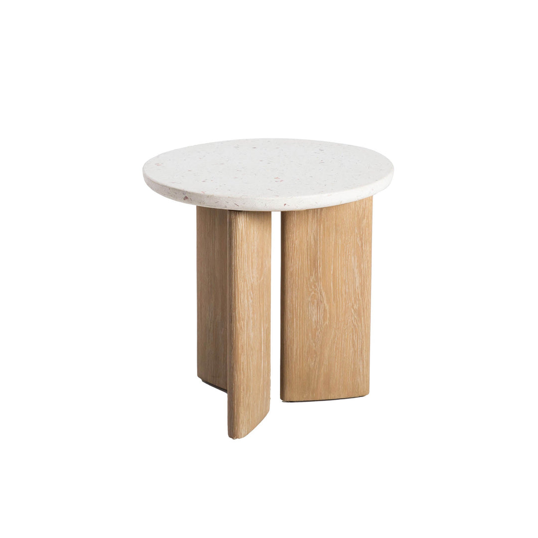 Infinity Side Table in Seashell - side table by LH Imports - Whats New Furniture Portland OR