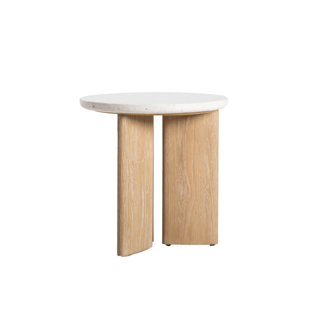 Infinity Side Table in Seashell - side table by LH Imports - Whats New Furniture Portland OR