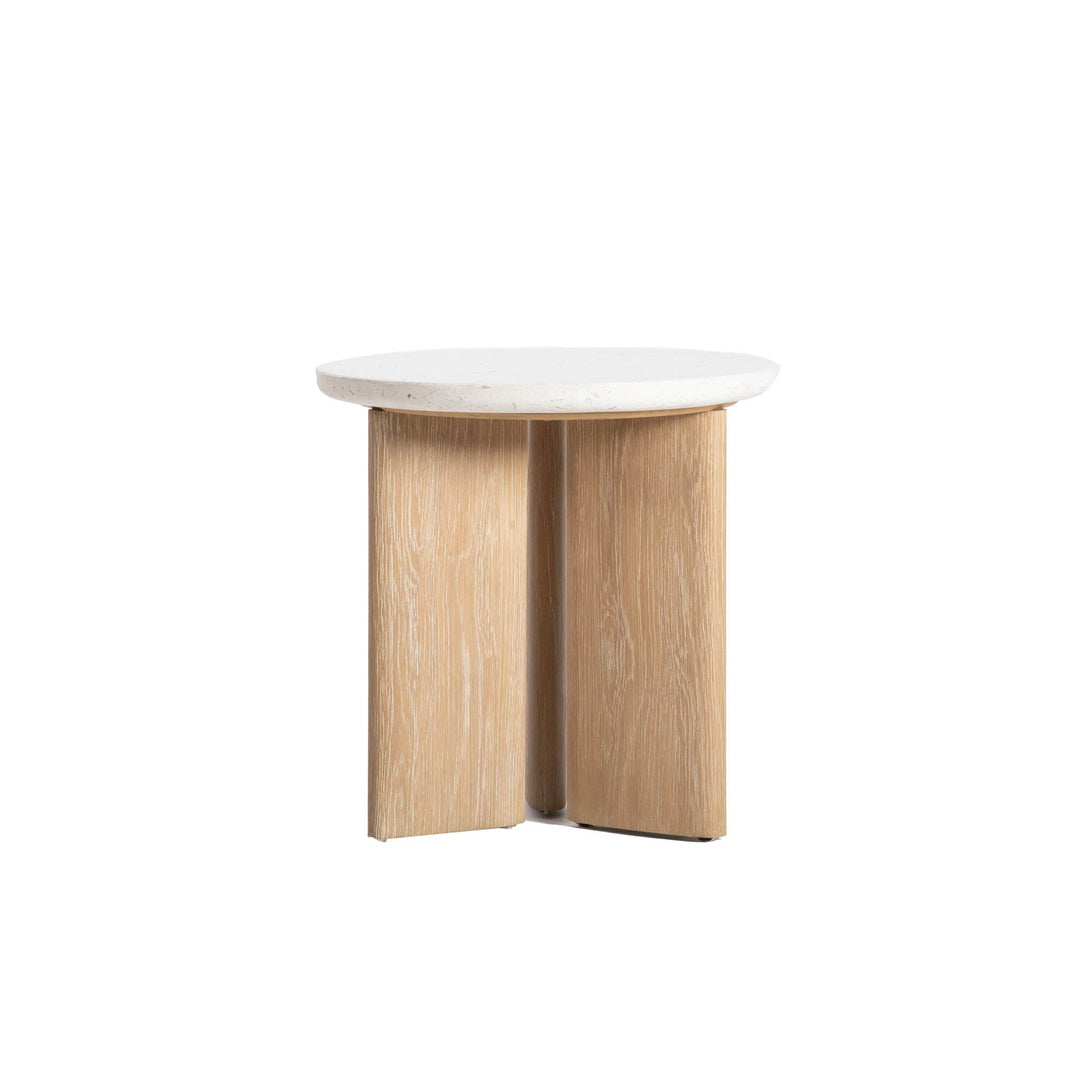 Infinity Side Table in Seashell - side table by LH Imports - Whats New Furniture Portland OR