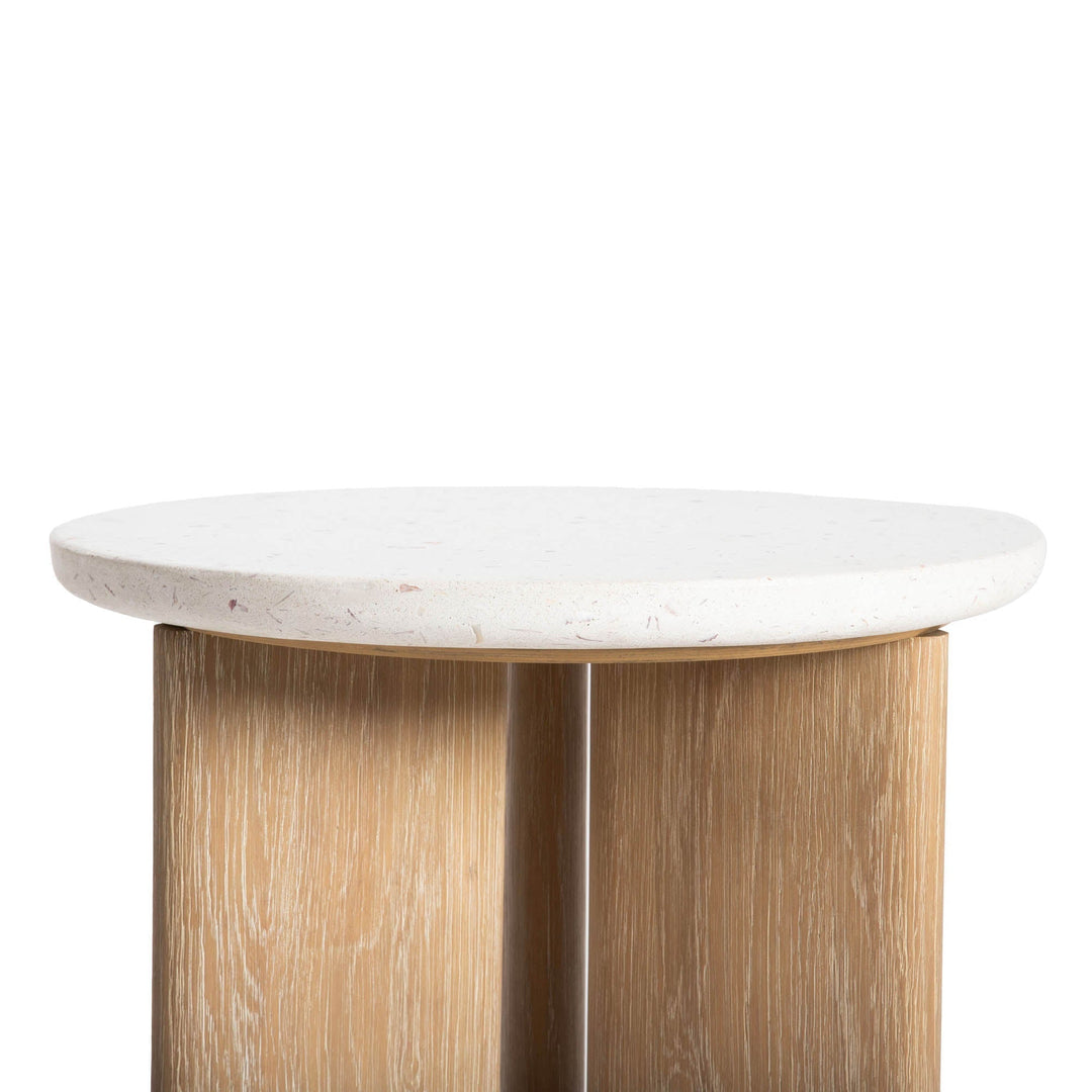 Infinity Side Table in Seashell - side table by LH Imports - Whats New Furniture Portland OR