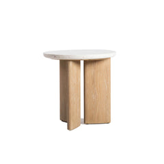 Infinity Side Table in Seashell - side table by LH Imports - Whats New Furniture Portland OR