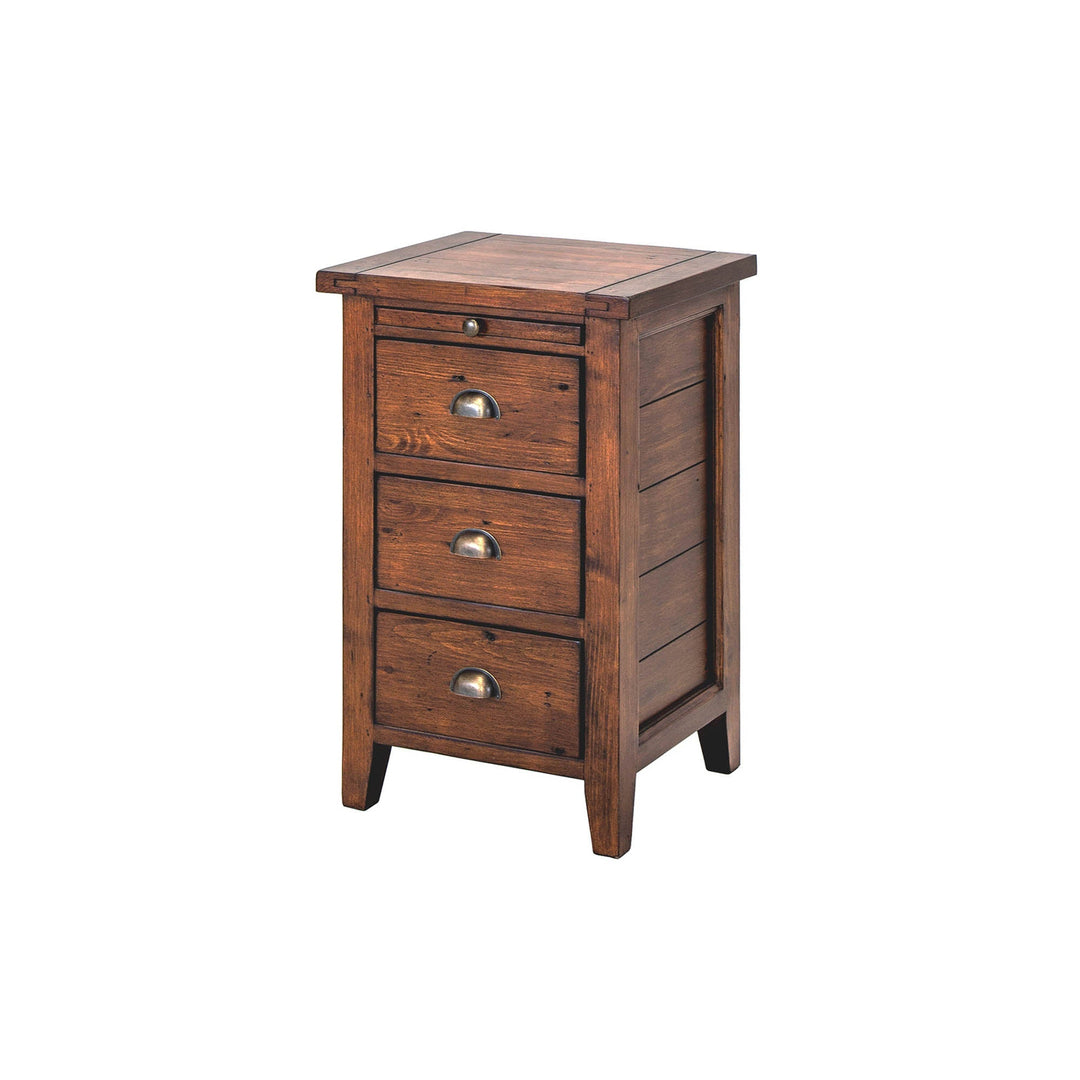 Irish Coast 3 Drawer Nightstand in African Dusk - Whats New Furniture Portland