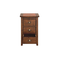 Irish Coast 3 Drawer Nightstand in African Dusk - nightstand by LH Imports - Whats New Furniture Portland OR