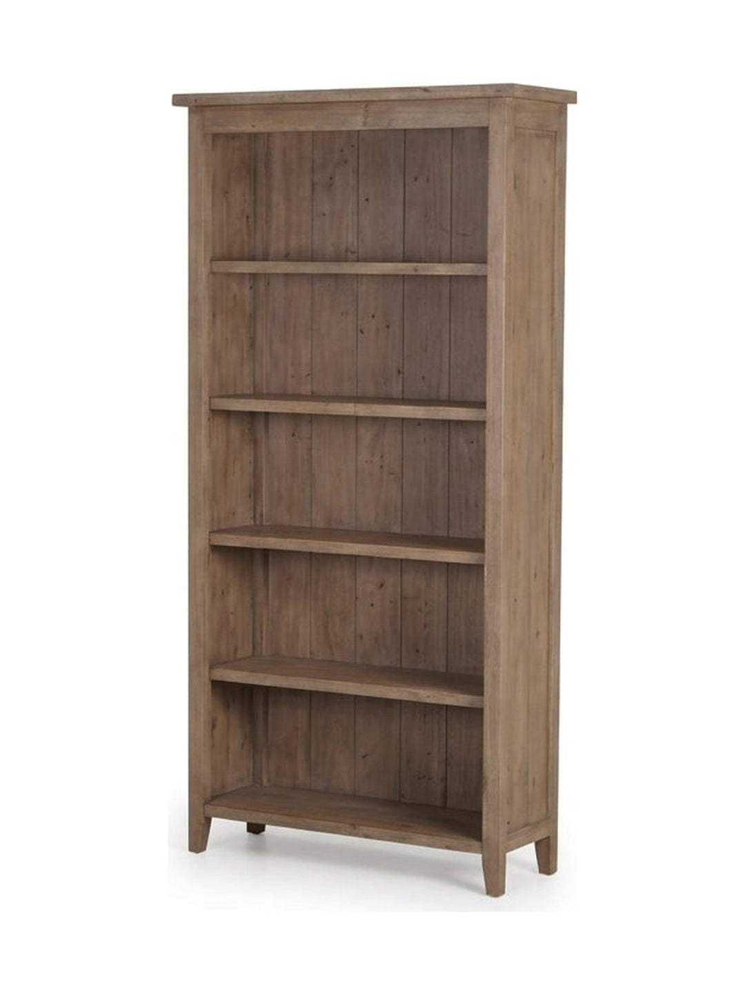 Irish Coast Bookshelf in Sundried Ash - Sundried Ash 5-shelf bookcase - Whats New Furniture Portland OR
