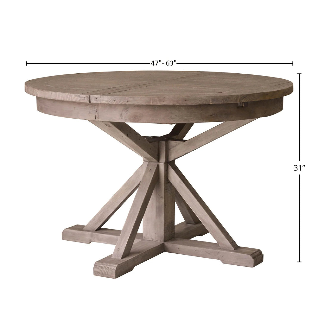 Irish Coast Round Extension Dining Table (47".63) - Whats New Furniture - Portland, Oregon