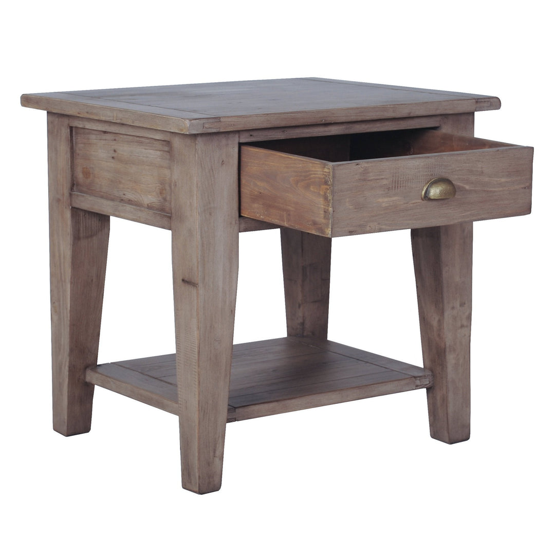 Irish Coast Side Table in Sundried - side table by LH Imports - Whats New Furniture Portland OR