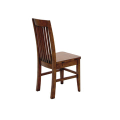 Irish Coast Slat Back Dining Chair in African Dusk, back angle - Whats New Furniture