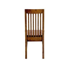 Irish Coast Slat Back Dining Chair in African Dusk, back view - Whats New Furniture