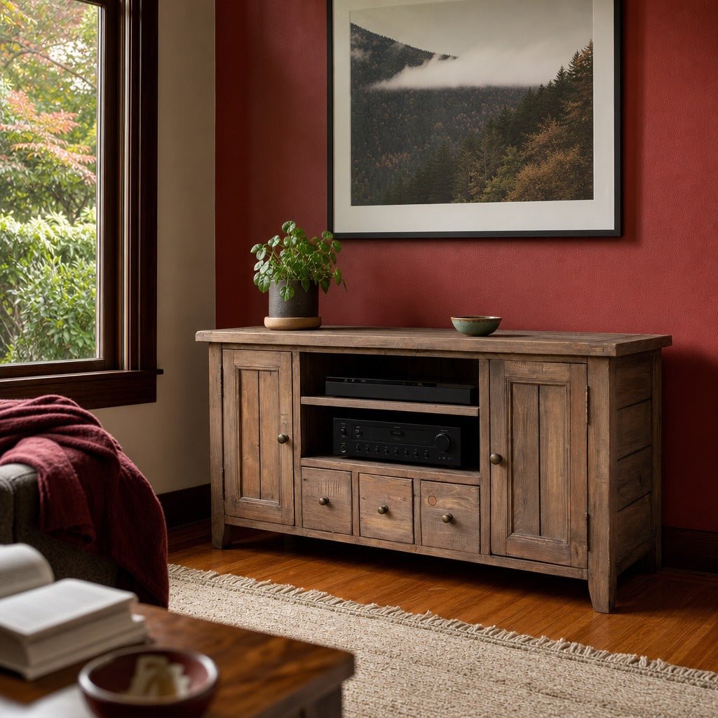 Irish Coast Small Media Unit in Sundried styled in Portland Ladd&