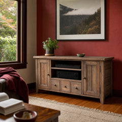 Irish Coast Small Media Unit in Sundried styled in Portland Ladd&