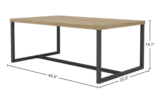Irondale Rectangular Coffee Table - Whats New Furniture - Portland, Oregon