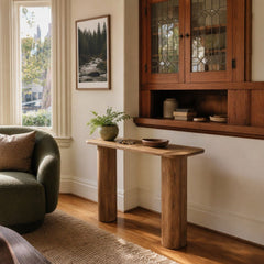 Jasper Console Table styled in Portland NW 23rd Victoriwith bay window living room - Whats New Furniture