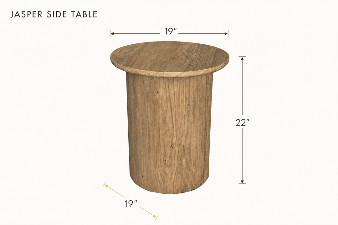 Jasper Side Table dimensions - What&