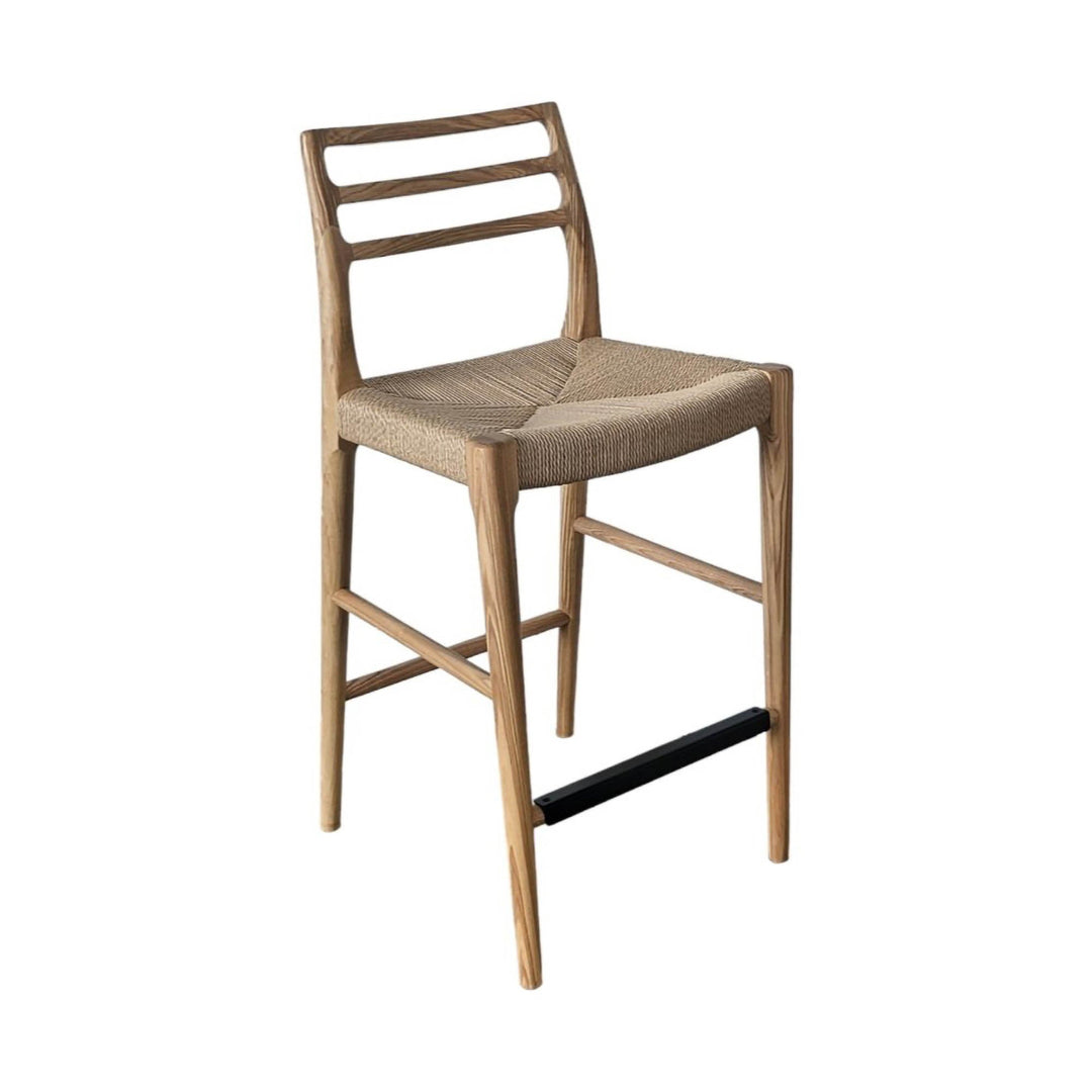Java Bar Stool in Natural - counter stool by LH Imports - Whats New Furniture Portland OR