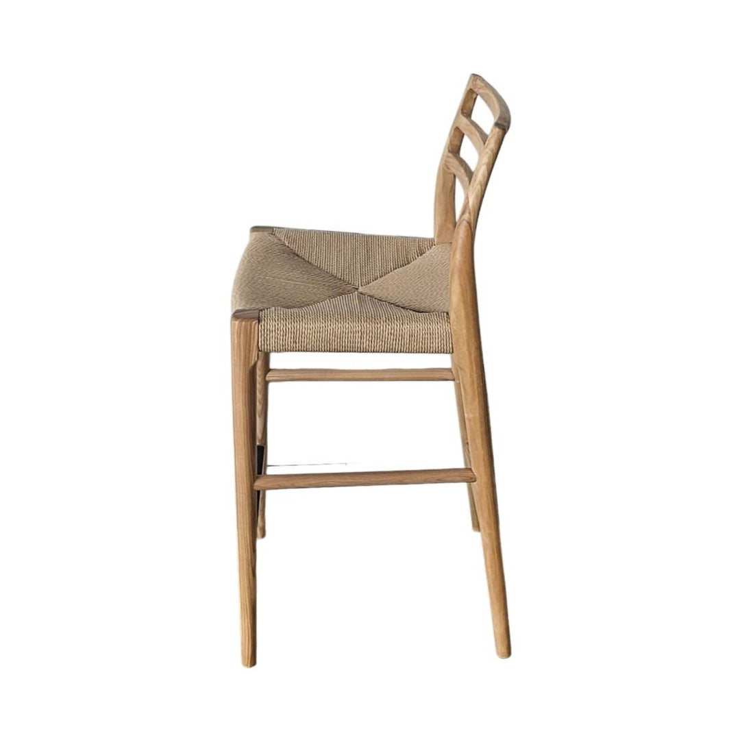 Java Bar Stool in Natural - counter stool by LH Imports - Whats New Furniture Portland OR