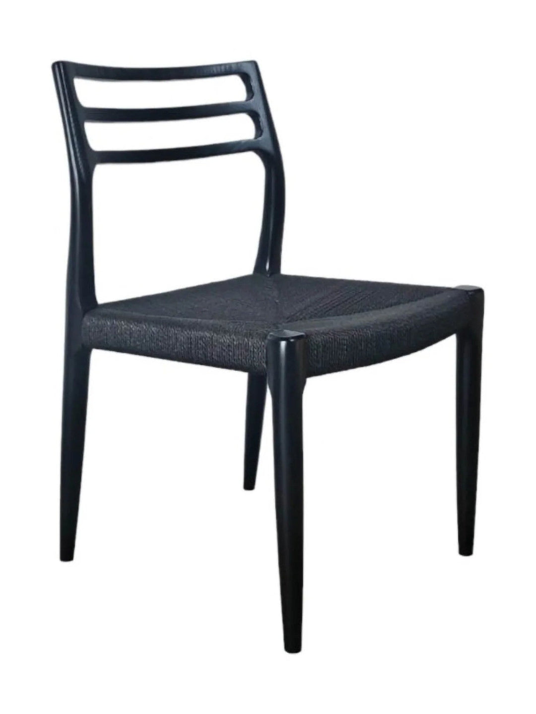 Java Dining Chair (Lh Imports) in Black — studio front view - LH Imports - Whats New Furniture Portland OR