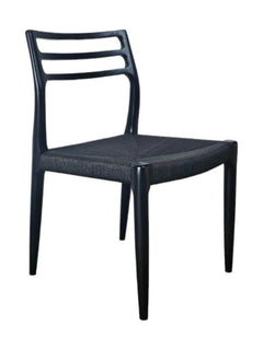 Java Dining Chair (Lh Imports) in Black — studio front view - LH Imports - Whats New Furniture Portland OR