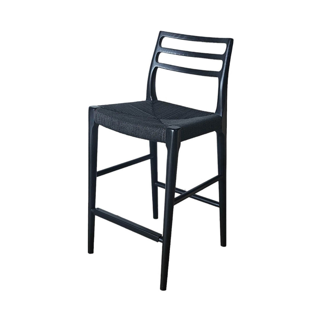 Java Narrow Counter Stool in Black - counter stool by LH Imports - Whats New Furniture Portland OR