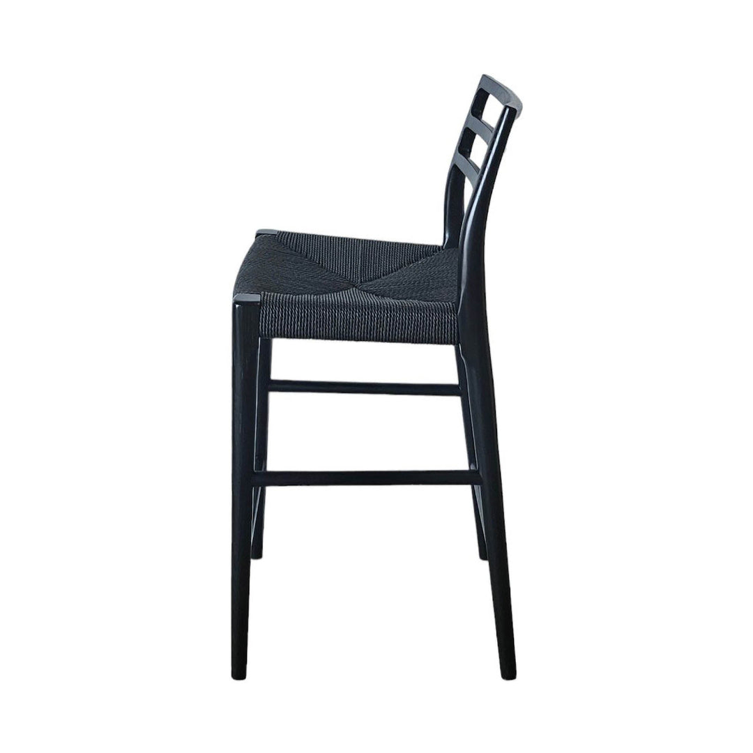 Java Narrow Counter Stool in Black - counter stool by LH Imports - Whats New Furniture Portland OR