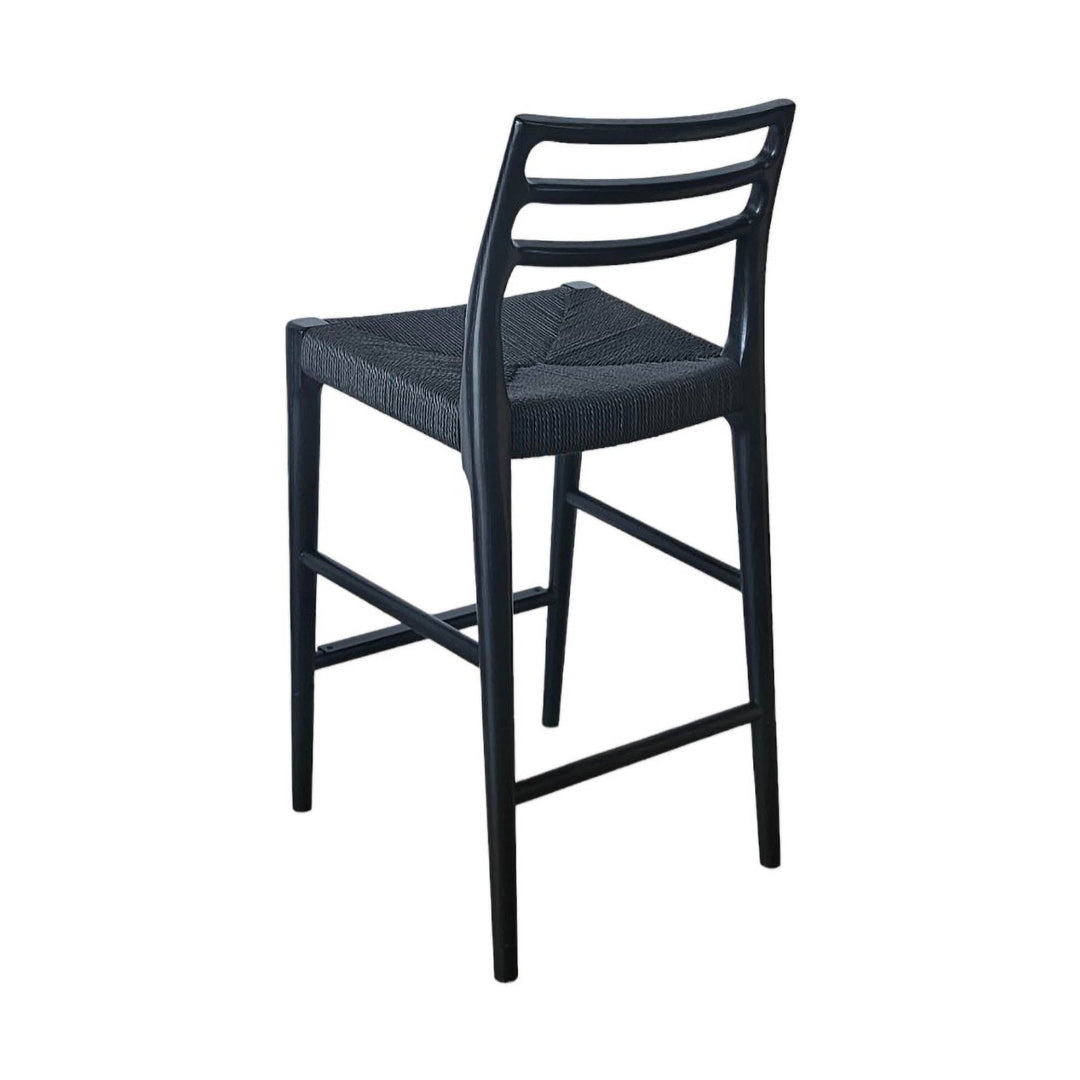 Java Narrow Counter Stool in Black - counter stool by LH Imports - Whats New Furniture Portland OR