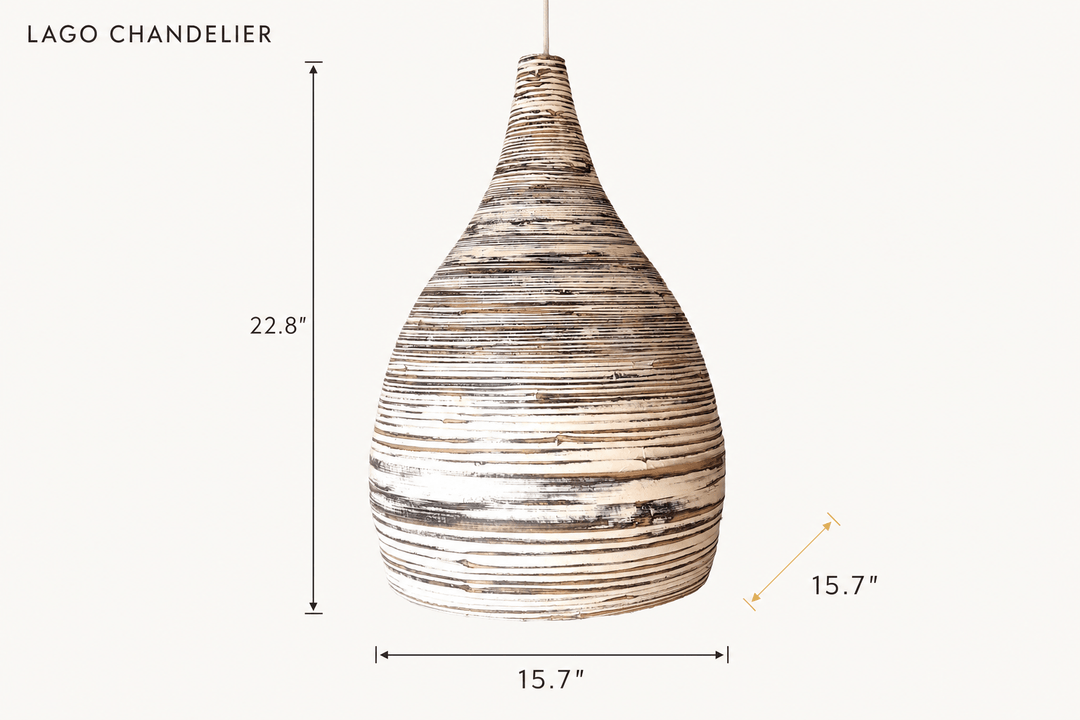 Lago Chandelier dimensions - What&